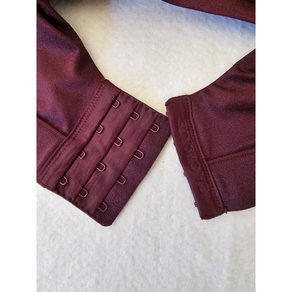 Cacique 42D Balconette Bra Burgundy Purple Full Coverage Lightly Lined - Picture 8 of 8